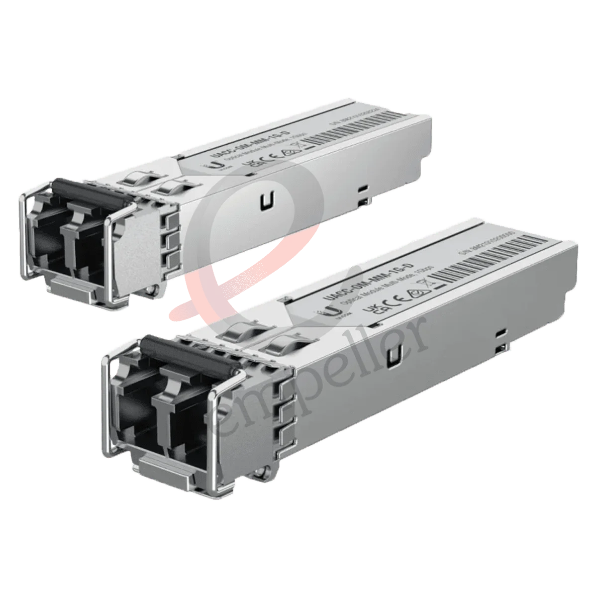 Ubiquiti UACC-OM-MM-1G-D-2 SFP (mini-GBIC) Module, 1.25 Gigabit Ethernet, Multi-mode Fiber, 1804.46 ft Maximum Distance Supported