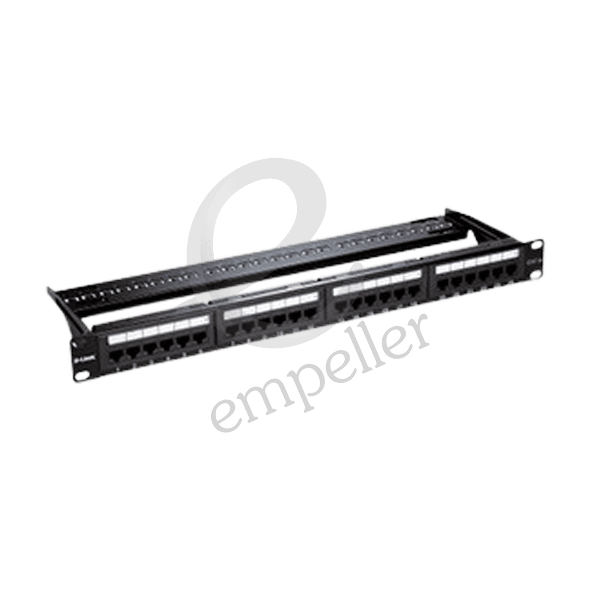 D-link NPP-C61BLK241 Patch Panel Cat 6 UTP 24 Port Loaded
