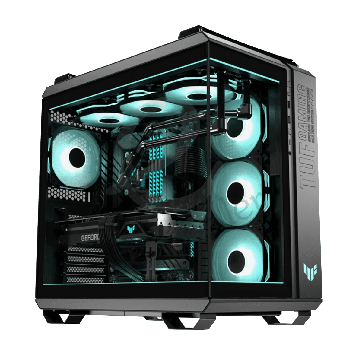 ANIGMA Pre-built Gaming Desktop 14 Intel Ultra 9 285K/96GB RAM/2TB NVMe M.2 SSD/Geforce RTX 5080 16GB /ASUS PRIME Z890-P WIFI Motherboard/ASUS TUF GAMING GT502 HORIZON TG ARGB BLACK CASE/Lian Li Hydro-Shift LCD 360 RGB Liquid CPU Cooler/Windows 11 Pro
