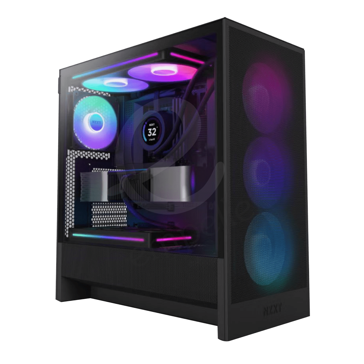 ANIGMA Pre-built Gaming Desktop 8 Ryzen 9-9900X/B650M A WIFI Motherboard/32GB RAM/1TB SSD/RTX 4070 Ti SUPER 16GB/A-RGB 360mm AIO Liquid Cooler/850W 80+ Gold Full Modular ATX PSU/NZXT H5 Flow RGB (2024) ATX Case/Windows 11 Pro