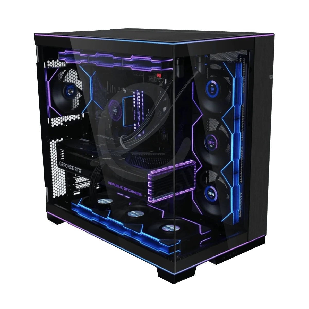 ANIGMA Pre-built Gaming Desktop 1 Intel Core Ultra 9-285K/ASUS PRIME Z890-P WIFI Motherboard/64GB RAM/2TB SSD/Geforce RTX 5080 16GB/850 Watts 80 Plus Gold PSU/LIAN LI O11D EVO/Windows 11 Pro