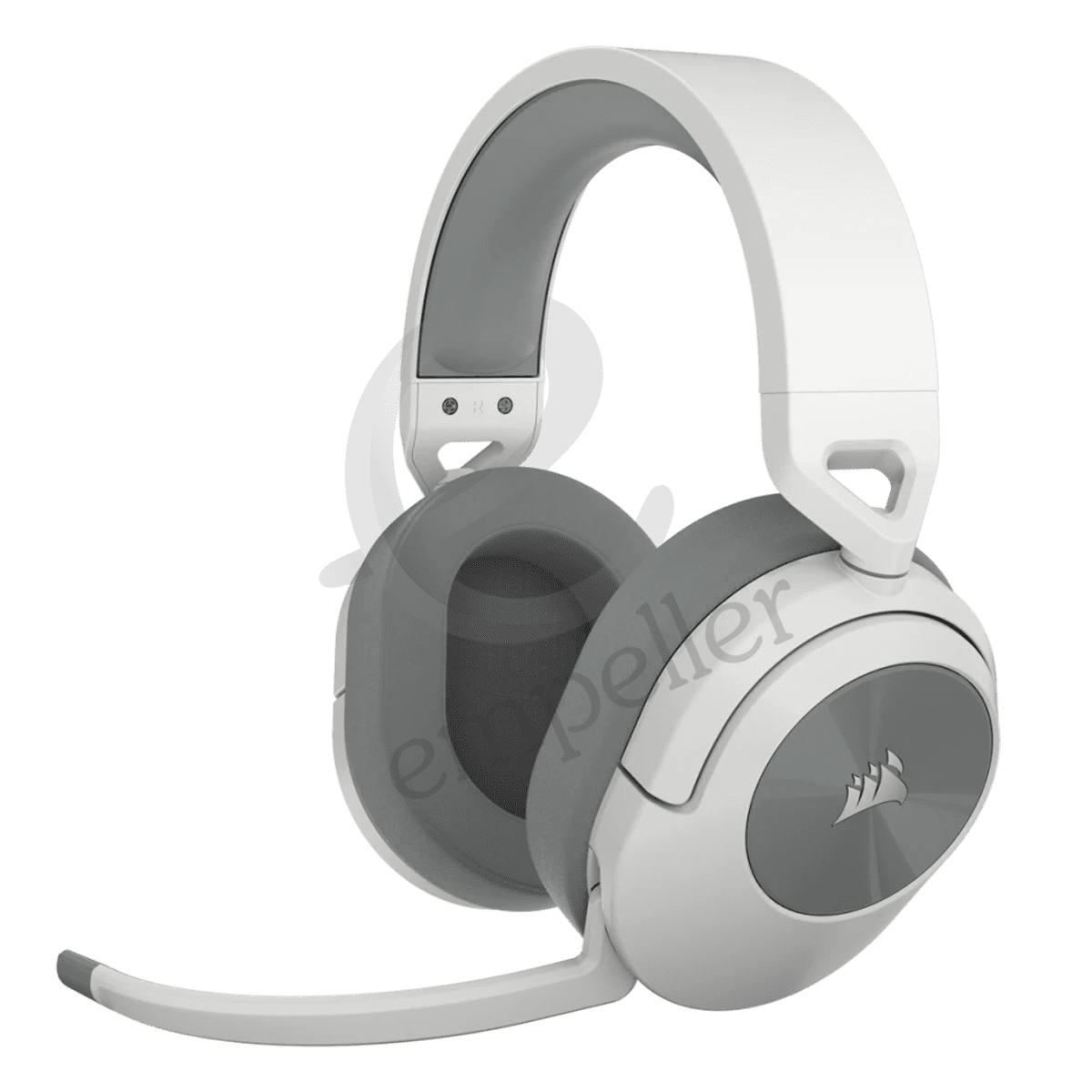 Corsair - HS55 Wireless Surround Sound Over-Ear Gaming Headset With Microphone - White