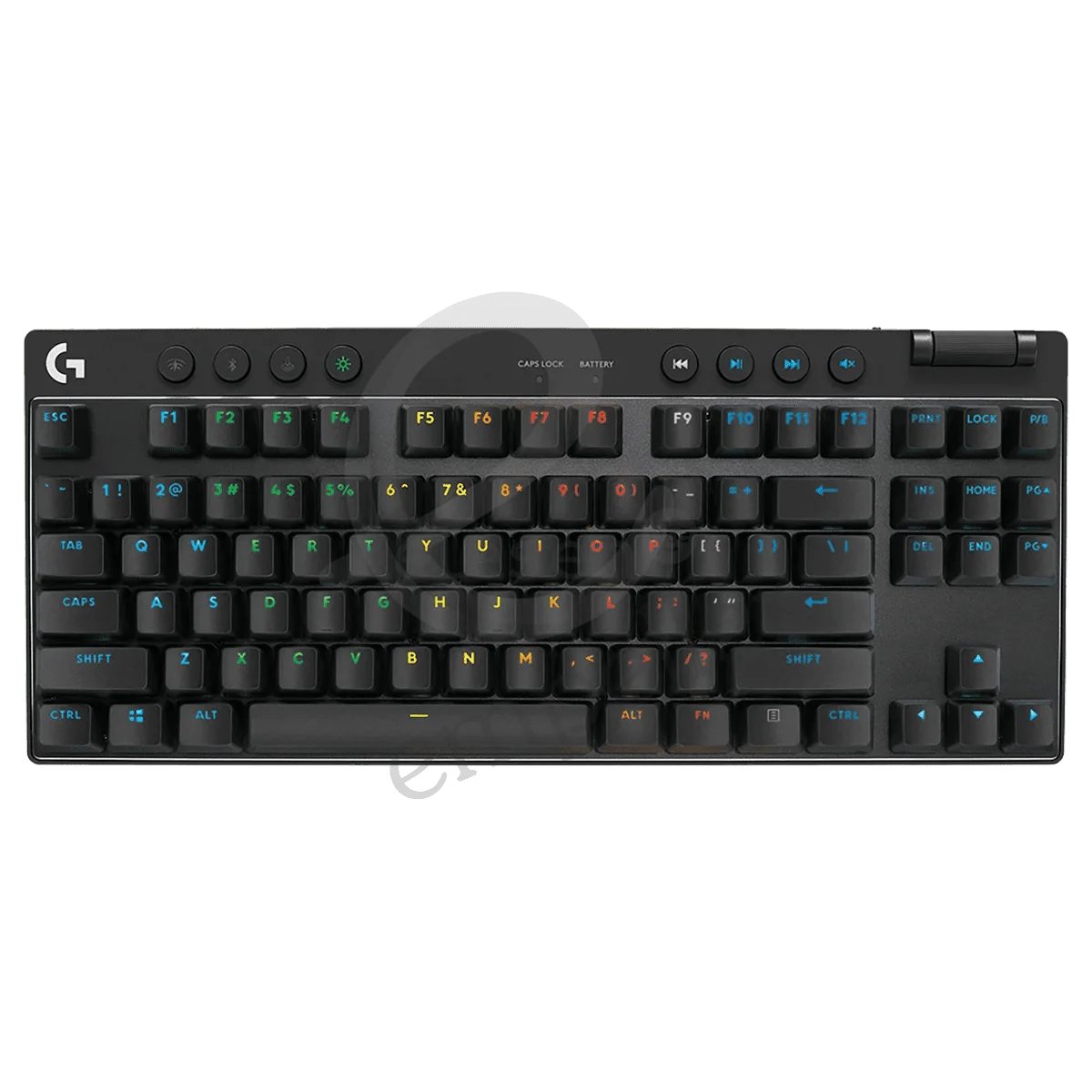 Logitech G 920-012136 PRO X TKL LIGHTSPEED Gaming Keyboard - Logitech Tactile Switch - Black (US International Qwerty)