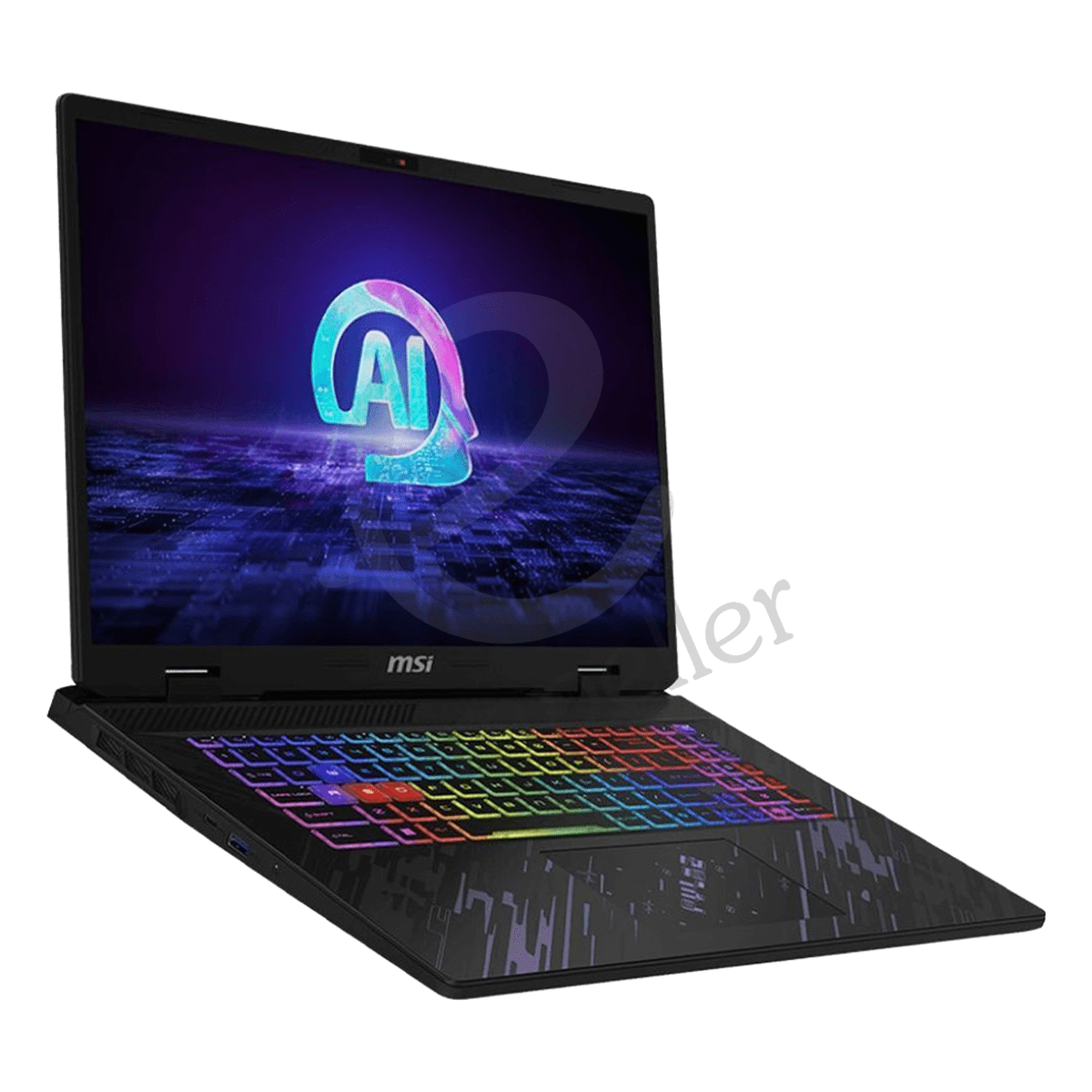 MSI Pulse 17 AI C1V Gaming (2024) Laptop – 1st Series / Intel Core Ultra 9-185H / 17inch QHD+ / 1TB SSD / 32GB RAM / 8GB NVIDIA GeForce RTX 4070 Graphics / Windows 11 Home / English & Arabic Keyboard / Core Black / Middle East Version – [AI C1VGKG]