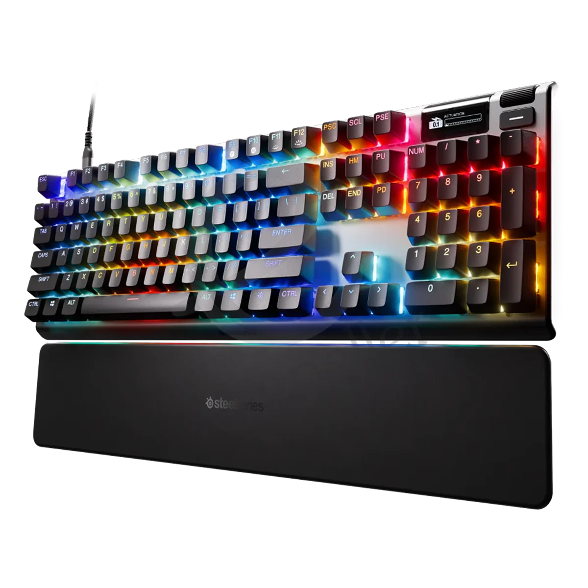 Steelseries Apex Pro Gen 3 TKL Wired Mechanical Gaming Keyboard - OmniPoint 3.0 Adjustable HyperMagnetic Switches (English Layout)