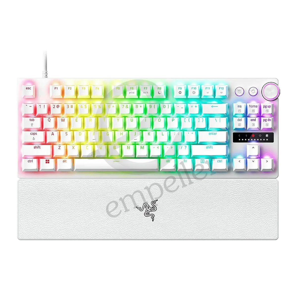 Razer Huntsman V3 Pro Tenkeyless Esports Gaming Keyboard - White