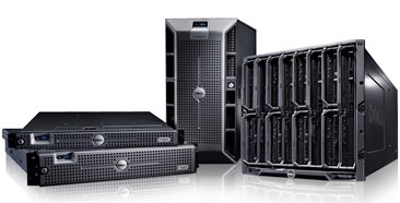 Dell PowerEdge server family lineup
