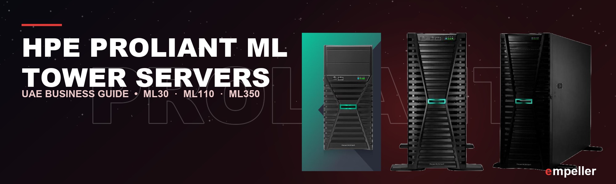 HP ProLiant ML Range Tower Servers for UAE Businesses
