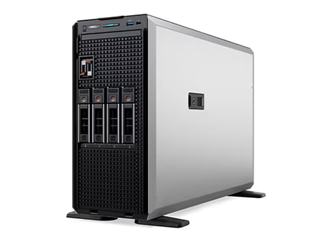 Compact business tower server with expandable drive bays