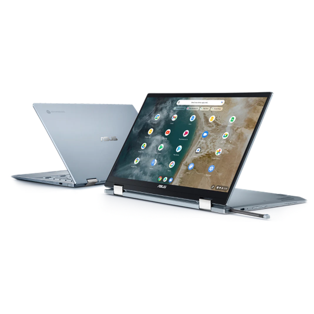 Convertible business laptop shown in tent and laptop modes | Empeller Systems