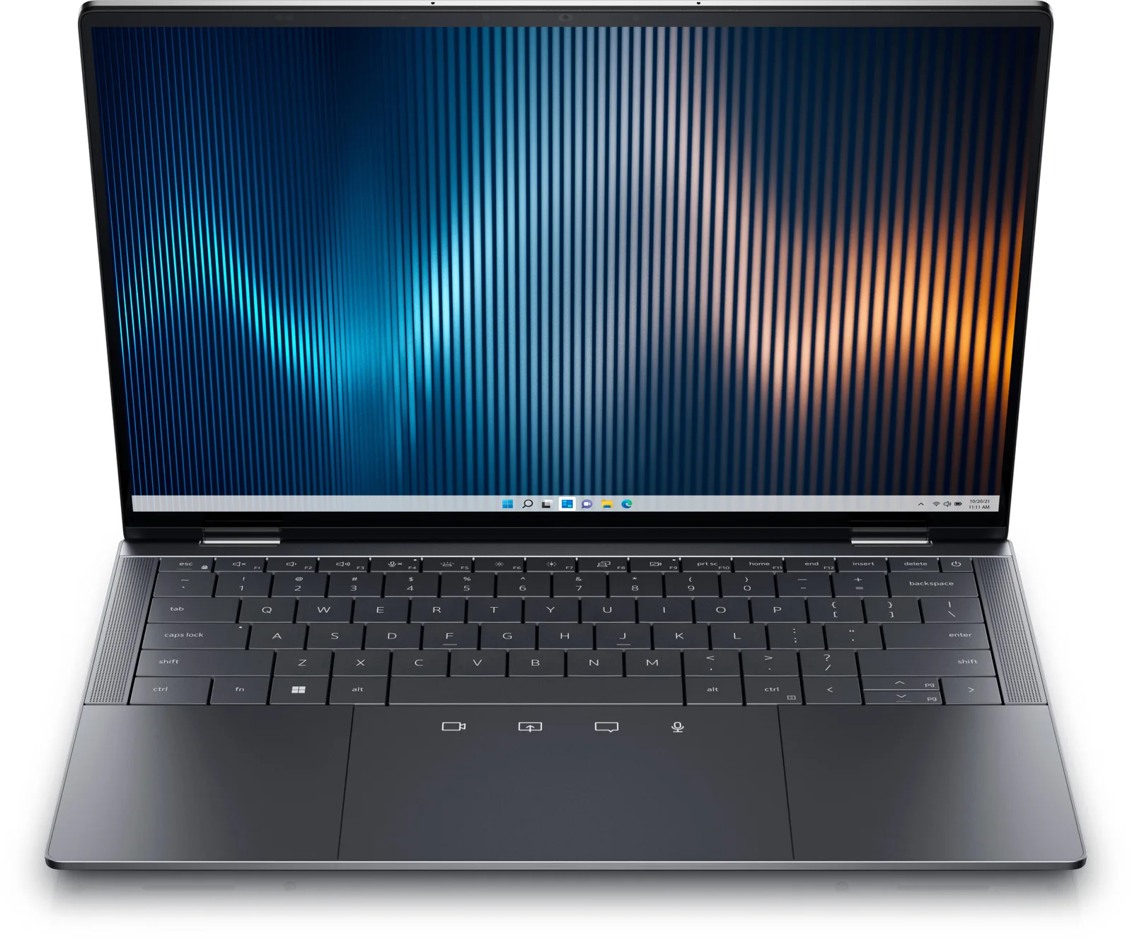 Business laptop front view with keyboard and display | Empeller Systems