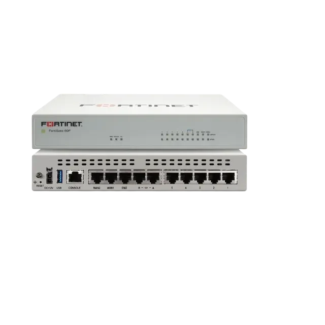 FortiGate 60F firewall front and rear ports | Empeller Systems