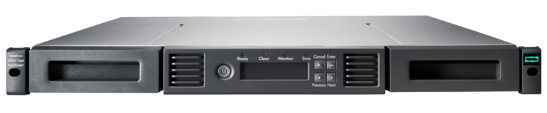 HPE LTO Storage MSL 1/8 Tape Autoloader 1x MSL LTO-8 FC 30TB Data Cartridges