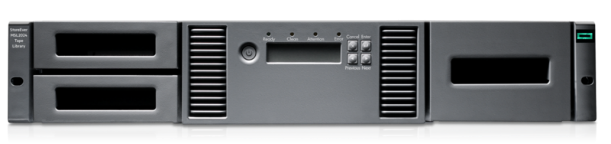 HPE LTO Storage MSL2024 Tape Library 1x MSL LTO-8 FC 15x LTO-8 30TB Data Cartridges