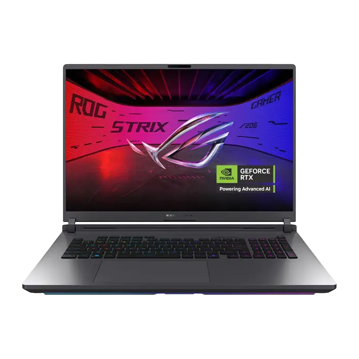 Asus ROG Strix G18 Gaming (2025) Laptop – 2nd Seres / Intel Core Ultra 9-275HX / 18inch 2.5K / 1TB SSD / 32GB RAM / 16GB NVIDIA GeForce RTX 5080 Graphics / Windows 11 Home / English & Arabic Keyboard / Eclipse Gray / Middle East version – [G815LW-S9033W]