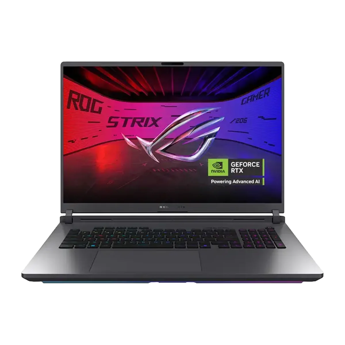 Asus ROG Strix G18 Gaming (2025) Laptop – 2nd Seres / Intel Core Ultra 9-275HX / 18inch 2.5K / 1TB SSD / 32GB RAM / 16GB NVIDIA GeForce RTX 5080 Graphics / Windows 11 Home / English & Arabic Keyboard / Eclipse Gray / Middle East version – [G815LW-S9033W]