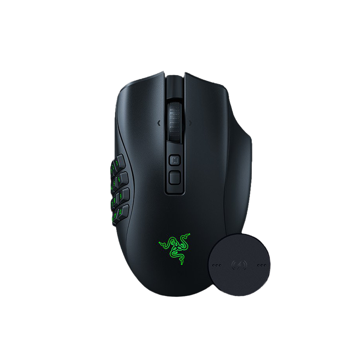 Razer Naga V2 Pro MMO Wireless Gaming Mouse With Hyperscroll Pro Wheel - Black