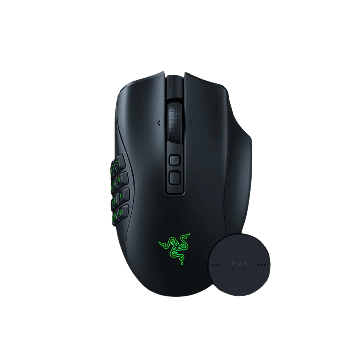 Razer Naga V2 Pro MMO Wireless Gaming Mouse With Hyperscroll Pro Wheel - Black
