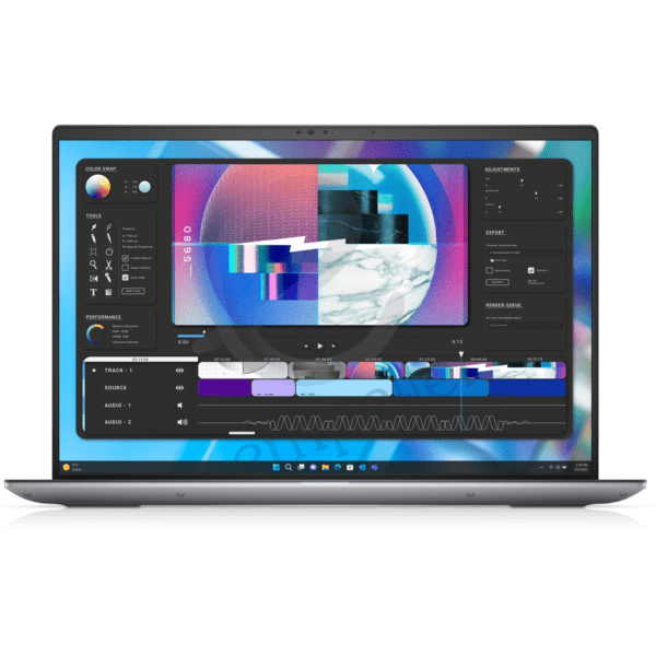 Front view of Dell Precision 5680 Mobile Workstation