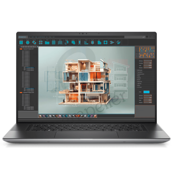 Front view of Dell Precision 5690 Mobile Workstation
