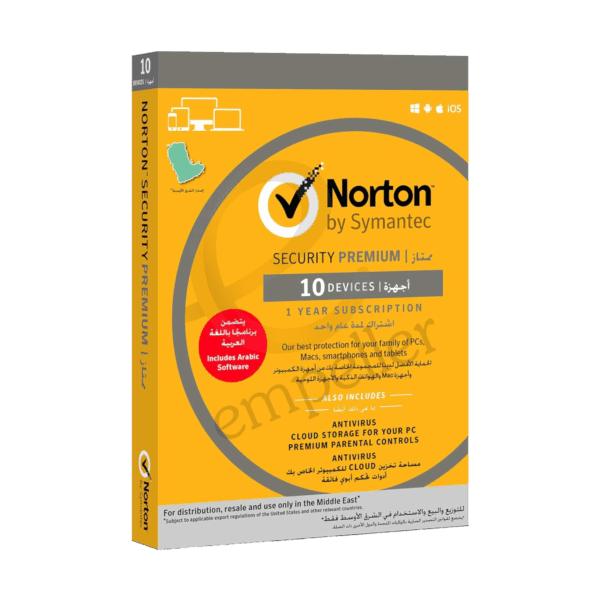 Side view of Norton Security Software