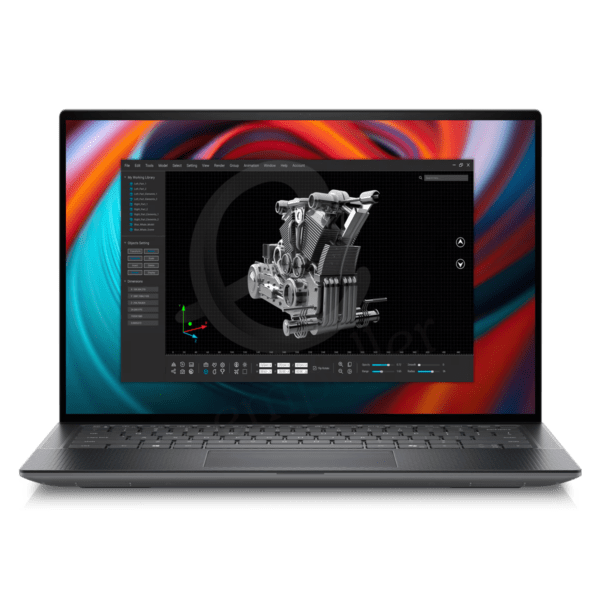 Front view of Dell Precision 5490 Mobile Workstation