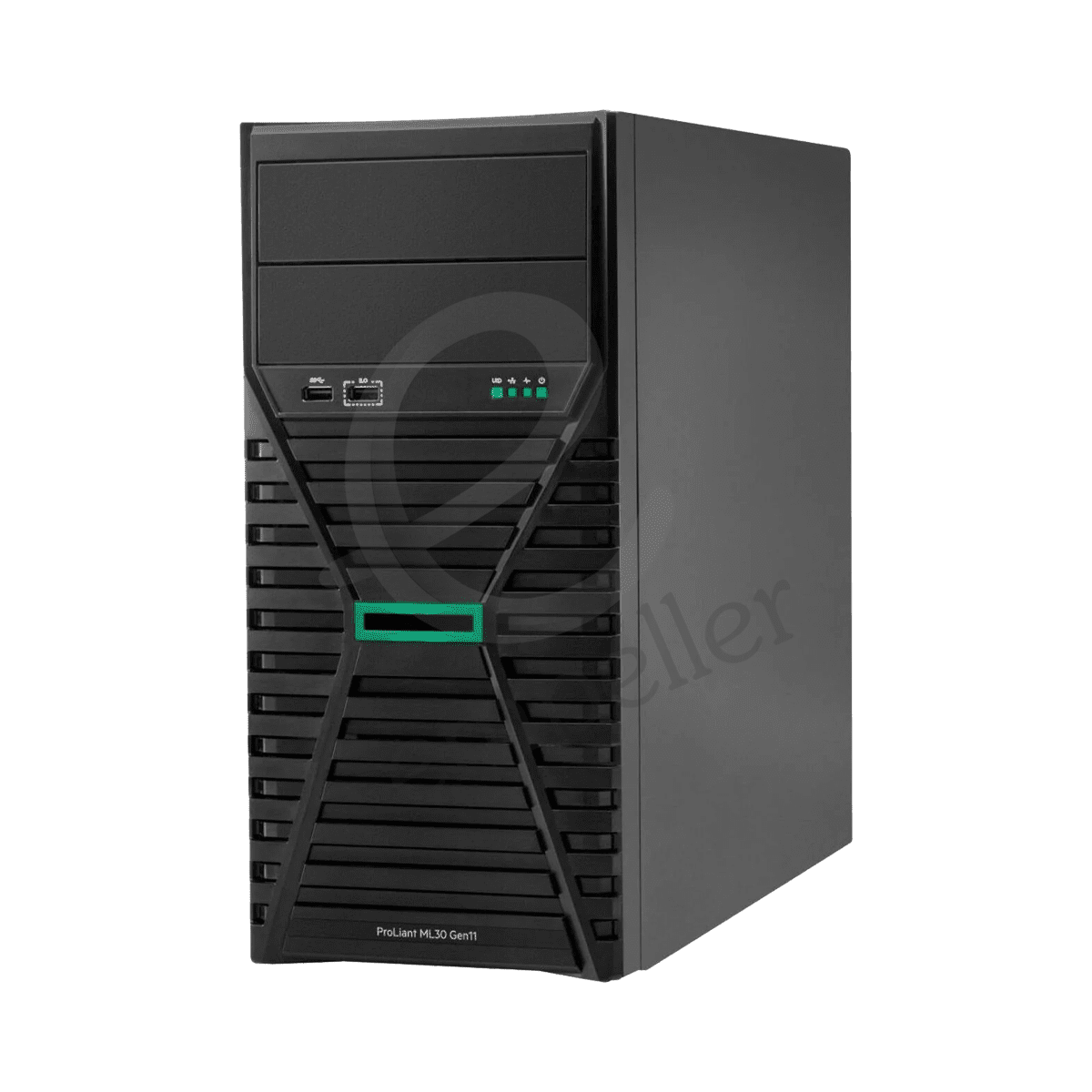 Side view of HPE ProLiant ML30 G11 Tower Server