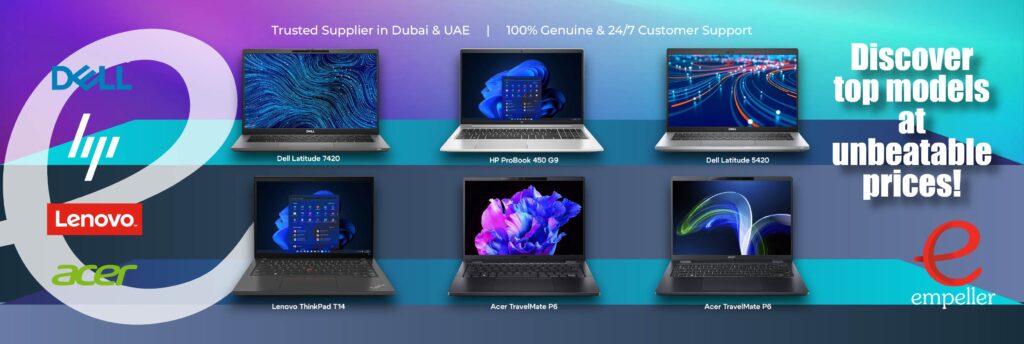 Best Office Laptops Banner | Empeller systems | Dell | HP | Lenovo | Acer